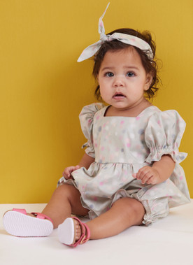 Butterick B6950 | Babies' Rompers, Dress, Bloomers and Headband