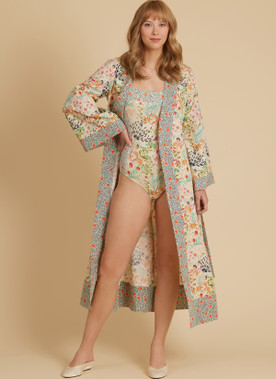 McCall's M8411 (PDF) | Misses' Bodysuit, Robe, Shorts and Pants