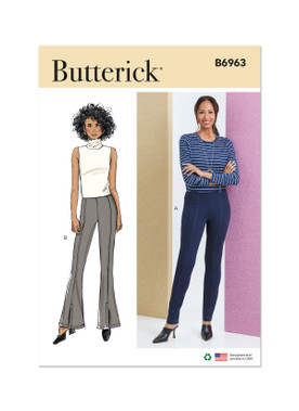 Butterick B6963 | Misses' Pants | Front of Envelope