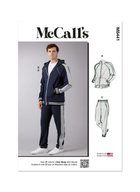 McCall's M8441 | Men's Jacket and Pants | Front of Envelope