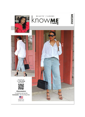 Know Me ME2052 | Misses' Shirt and Pants by Beaute' J'adore | Front of Envelope