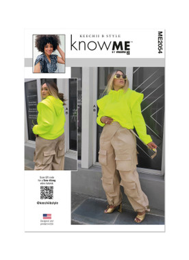 Know Me ME2054 | Misses' and Women's Sweatshirt and Cargo Pants by Keechii B Style | Front of Envelope