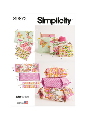 Simplicity S9872 | Zipper Cases | Front of Envelope