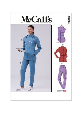 McCall's M8468 | Misses' Scrubs | Front of Envelope