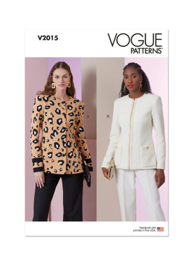 Vogue Patterns V2015 | Misses' Jackets | Front of Envelope