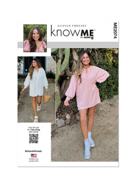 Know Me ME2074 | Misses' Dress and Romper by Alissah Threads | Front of Envelope