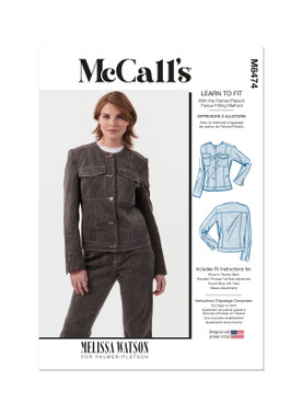 McCall's M8474 | Misses' Jacket by Melissa Watson | Front of Envelope