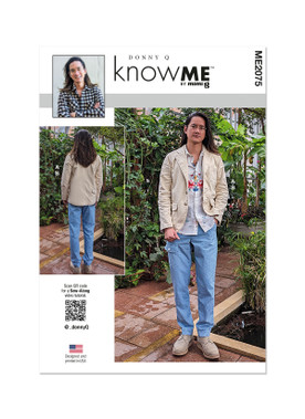 Know Me ME2075 | Men's Jacket and Pants by Donny Q | Front of Envelope