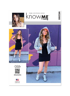 Know Me ME2080 | Misses' Dress and Hoodie by The Stitch Fitz | Front of Envelope