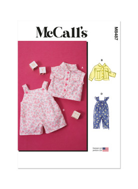 McCall's M8487 | Infants' Vest, Jacket and Overalls | Front of Envelope