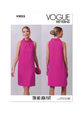 Vogue Patterns V2023 | Vogue Patterns Misses' Dress by Tom & Linda Platt Inc | Front of Envelope