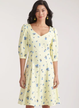 New Look N6776 | Misses' Dress With Sleeve Variations