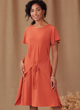 Simplicity S9947 | Simplicity Sewing Pattern Misses' Knit Dress with Sleeve and Length Variations