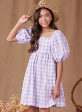 Simplicity S9964 | Simplicity Sewing Pattern Girls' Dress With Back Bodice and Length Variations
