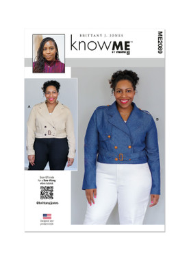 Know Me ME2089 | Misses' Jackets by Brittany J. Jones | Front of Envelope