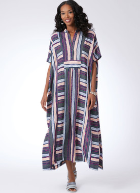 McCall's M8516 | McCall's Sewing Pattern Misses' Caftan in Two Lengths