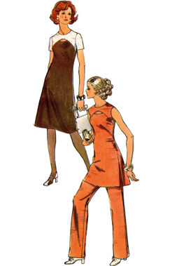 Simplicity S3049 | Simplicity Sewing Pattern 1970s Misses' Dress, Tunic and Pants