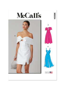 McCall's M8554 | McCall's Sewing Pattern Misses' Dresses | Front of Envelope