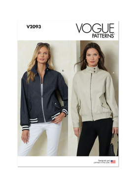V2093 | Vogue Patterns Misses' Jackets | Vogue Patterns