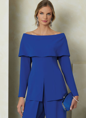 V2098 (PDF) | Vogue Patterns Misses' Top and Pants by Tom And