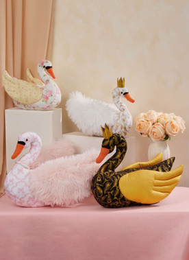 McCall's M8600 | McCall's Sewing Pattern Plush Swans in Two Sizes