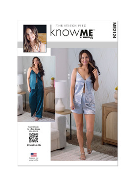 Know Me ME2124 | Misses' Top, Shorts and Pants by the Stitch Fitz | Front of Envelope