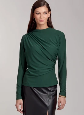 S9451 | Simplicity Sewing Pattern Misses' Knit Tops | Simplicity