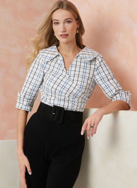 IN VOGUE  イン ヴォーグ V2113 (PDF) | Vogue Patterns Misses' Top with Sleeve