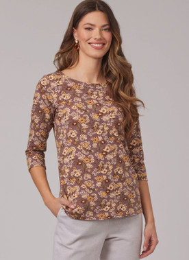 New Look N6803 | New Look Sewing Pattern Misses' Knit Tops and Pants