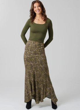 McCall's M8608 | McCall's Sewing Pattern Misses' Asymmetric Skirt