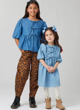 McCall's M8618 | McCall's Sewing Pattern Children's and Girls' Top, Dress and Pants