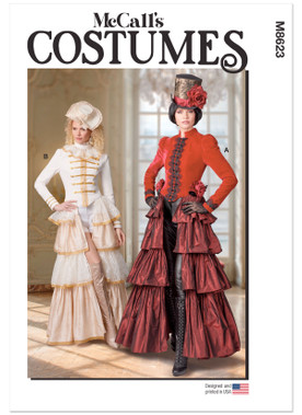 McCall's M8623 | McCall's Sewing Pattern Misses' Costume | Front of Envelope