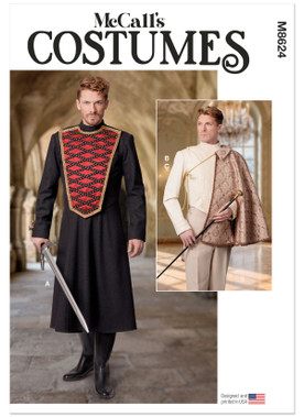 McCall's M8624 | McCall's Sewing Pattern Men's Costume | Front of Envelope