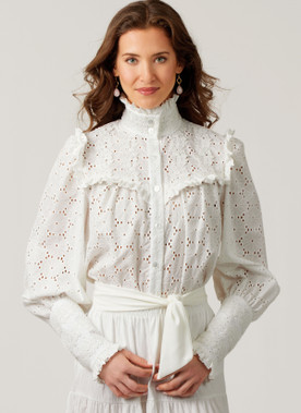 McCall's M8620 | McCall's Sewing Pattern Misses' Blouses by Laura Ashley