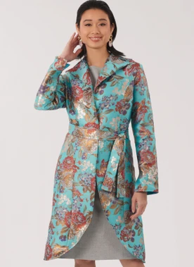 New Look N6809 | New Look Sewing Pattern Misses' Jacket, Belt and Dress with Petite Lines