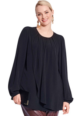 Burda Style BUR5692 | Burda Style Pattern 5692 Misses' Blouse and Shirt