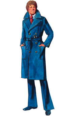 S3177 | Simplicity Sewing Pattern 1970's Men's Overcoat in Two