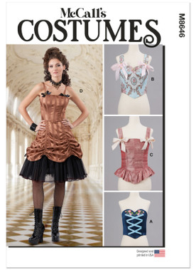 McCall's M8646 | McCall's Sewing Pattern Misses' Corsets | Front of Envelope