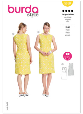 Burda Style BUR5659 | Burda Style Pattern 5659 Misses' Dress | Front of Envelope