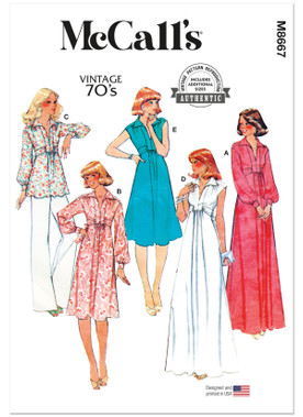 McCall's M8667 | Misses' Knit Dresses and Top | Front of Envelope