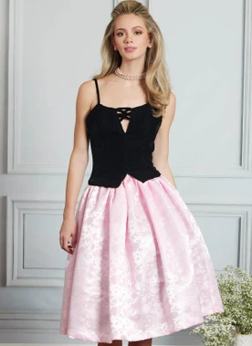 Simplicity S3249 | Simplicity Sewing Pattern Misses' and Miss Petite Two Piece Dress by Jessica McClintock