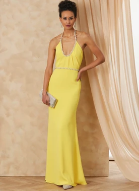 Vogue Patterns V2178 | Vogue Patterns Misses' Halter Gown by Badgley Mischka
