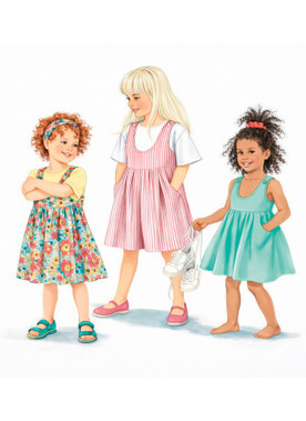 New Look N6832 | New Look Sewing Pattern Children's Top, Dress or Jumper and Romper