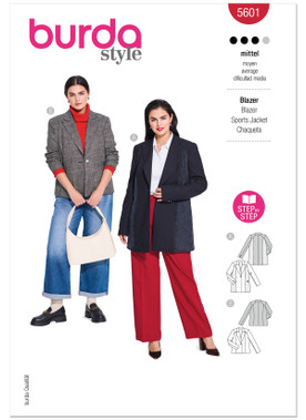 Burda Style BUR5601 | Burda Style Pattern 5601 Misses' Jackets | Front of Envelope