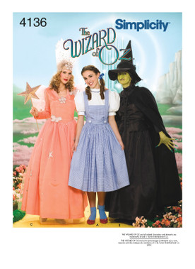Simplicity S4136 | Misses' Costumes | Front of Envelope