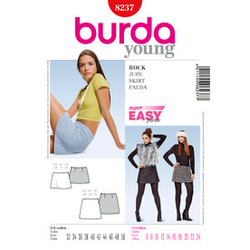 Burda Style BUR8237 | Skirt | Front of Envelope