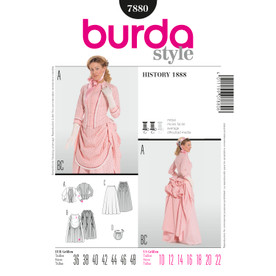 Burda Style BUR7880 | History 1888 | Front of Envelope