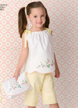 Simplicity S2391 | Child's Vintage Pillow Case Fashion