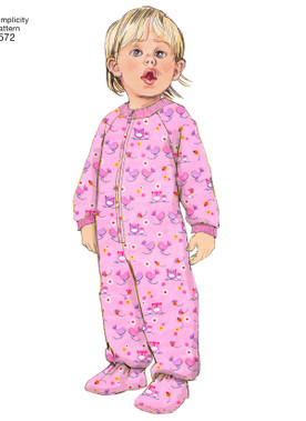 Simplicity S1572 | Toddlers' & Child's Loungewear and Robe