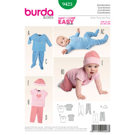 Burda Style BUR9423 | Baby | Front of Envelope